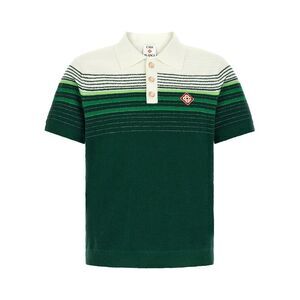 Casablanca Bicolor Cotton Polo Men's Shirt